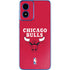 NBA Chicago Bulls Red Distressed Moto G Play 4G (2024) Skin