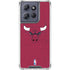NBA Chicago Bulls Red Distressed Moto G Stylus 5G (2025) Clear Case