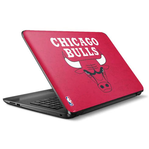 NBA Chicago Bulls Red Distressed HP Notebook Skin