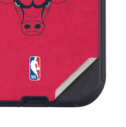 NBA Chicago Bulls Red Distressed Otterbox Defender iPhone Skin