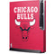 NBA Chicago Bulls Red Distressed Playstation 3 & PS3 Slim Skin