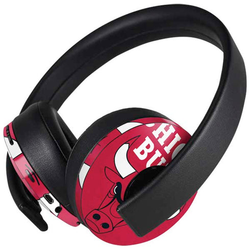 NBA Chicago Bulls Red Distressed PlayStation 4 Gold Wireless Headset Skin