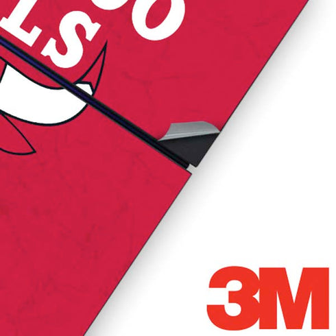 NBA Chicago Bulls Red Distressed PS4 Console and Controller Bundle Skin