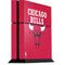 NBA Chicago Bulls Red Distressed PS4 Console Skin