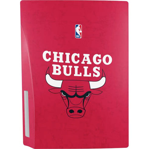 NBA Chicago Bulls Red Distressed PS5 Bundle Skin