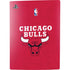 NBA Chicago Bulls Red Distressed PS5 Console Skin