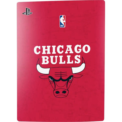 NBA Chicago Bulls Red Distressed PS5 Digital Edition Bundle Skin