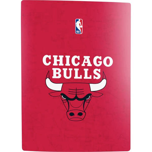 NBA Chicago Bulls Red Distressed PS5 Digital Edition Console Skin