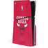 NBA Chicago Bulls Red Distressed PS5 Slim Disk Console Skin