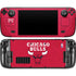 NBA Chicago Bulls Red Distressed Steam Deck Handheld Gaming Computer OLED Skin