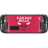 NBA Chicago Bulls Red Distressed Steam Deck Handheld Gaming Computer OLED Skin