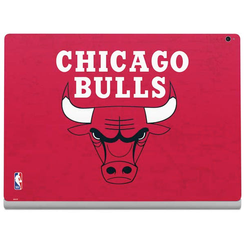 NBA Chicago Bulls Red Distressed Surface Book 2 15in Skin