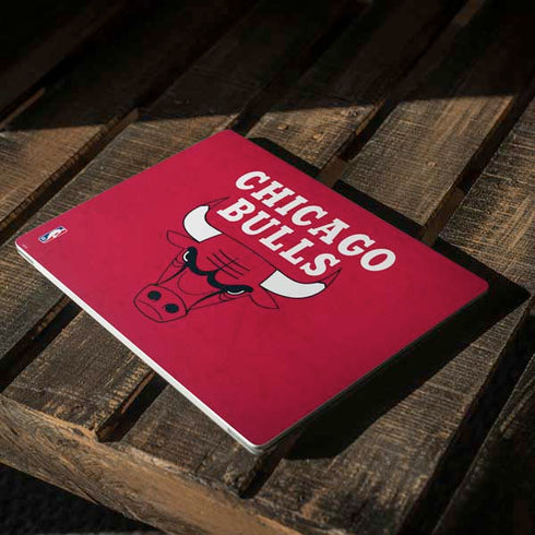 NBA Chicago Bulls Red Distressed Surface Laptop 3 13.5in Skin
