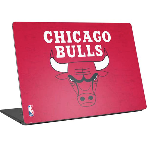 NBA Chicago Bulls Red Distressed Surface Laptop 4 15in Skin
