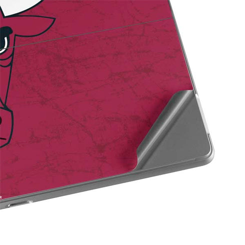 NBA Chicago Bulls Red Distressed Surface Pro 8 Skin