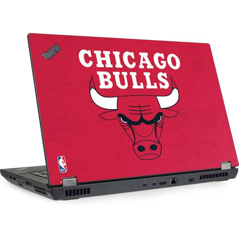 NBA Chicago Bulls Red Distressed Lenovo ThinkPad Skin