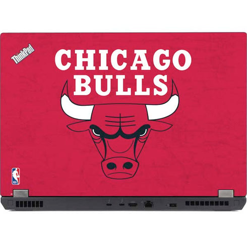 NBA Chicago Bulls Red Distressed Lenovo ThinkPad Skin