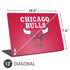 NBA Chicago Bulls Red Distressed Universal Laptop 13in (10.6 x 7.6in) Skin