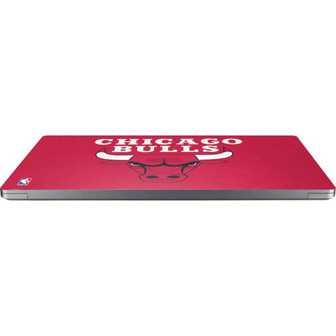 NBA Chicago Bulls Red Distressed Laptop Skins
