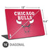 NBA Chicago Bulls Red Distressed Universal Laptop 16in (13 x 9.4in) Skin