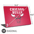 NBA Chicago Bulls Red Distressed Universal Laptop 18in (14.6 x 10.6in) Skin