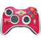 NBA Chicago Bulls Red Distressed Xbox 360 Wireless Controller Skin