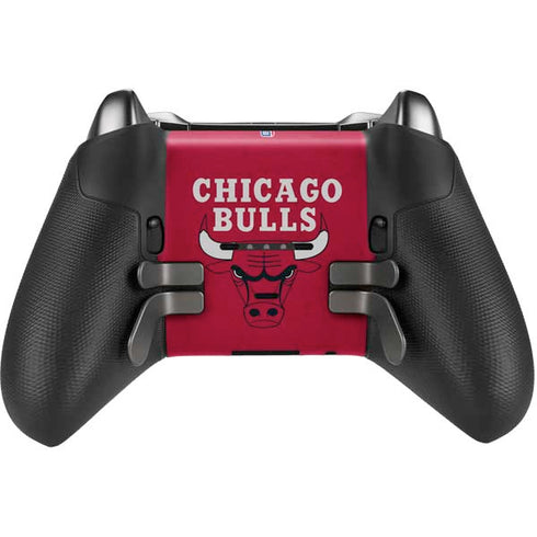 NBA Chicago Bulls Red Distressed Xbox Elite Wireless Controller Series 2 Skin