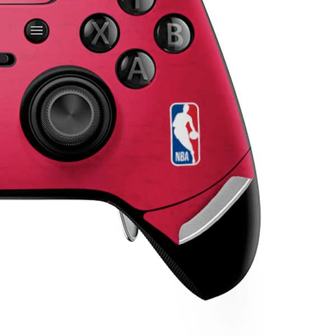 NBA Chicago Bulls Red Distressed Xbox One Elite Controller Skin