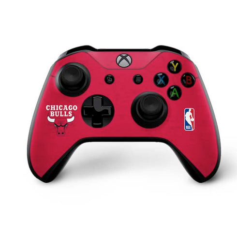 NBA Chicago Bulls Red Distressed Xbox One X Bundle Skin