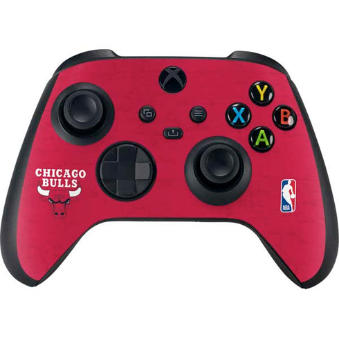 NBA Chicago Bulls Red Distressed Xbox Series X Bundle Skin