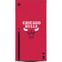 NBA Chicago Bulls Red Distressed Xbox Series X Console Skin