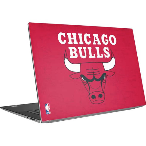 NBA Chicago Bulls Red Distressed Dell XPS Skin