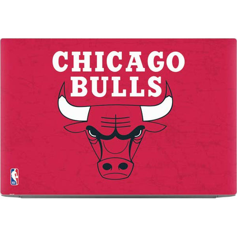 NBA Chicago Bulls Red Distressed Dell XPS Skin