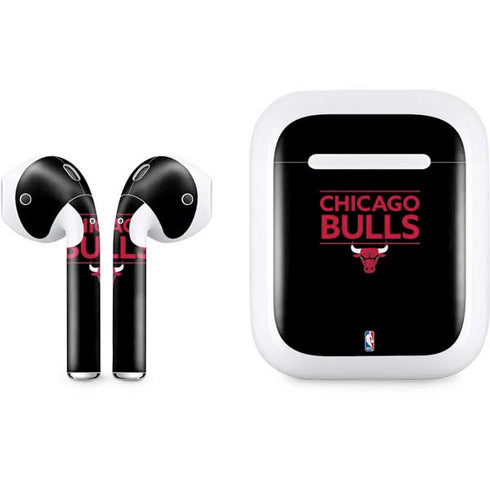 NBA Chicago Bulls Standard - Black Apple AirPods Skin