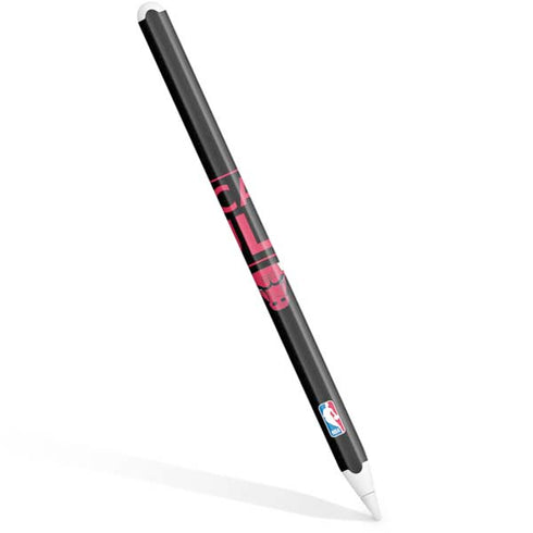 NBA Chicago Bulls Standard - Black Apple Pencil (2nd Gen 2019) Skin