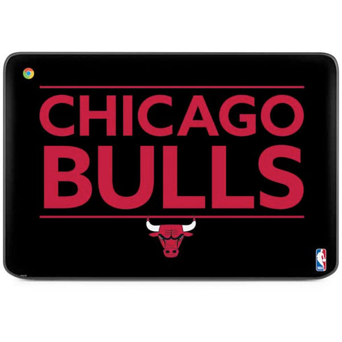 NBA Chicago Bulls Standard - Black HP Chromebook Skin