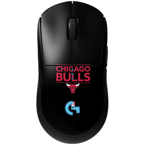 NBA Chicago Bulls Standard - Black G Pro Wireless Gaming Mouse Skin