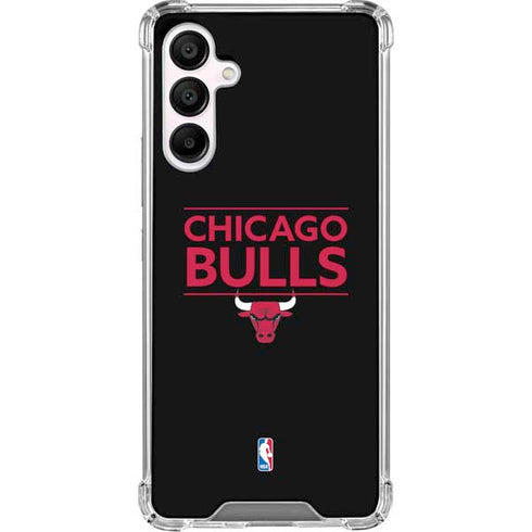 NBA Chicago Bulls Standard - Black Galaxy A16 5G Clear Case