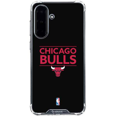 NBA Chicago Bulls Standard - Black Galaxy A36 5G Clear Case