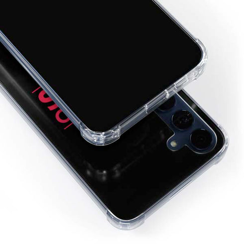 NBA Chicago Bulls Standard - Black Galaxy A55 5G Clear Case