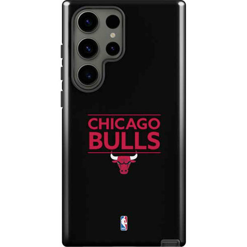 NBA Chicago Bulls Standard - Black Galaxy S23 Ultra Pro Case