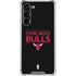 NBA Chicago Bulls Standard - Black Galaxy S24 FE Clear Case