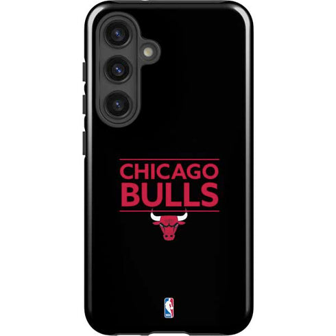 NBA Chicago Bulls Standard - Black Galaxy S25 Impact Case