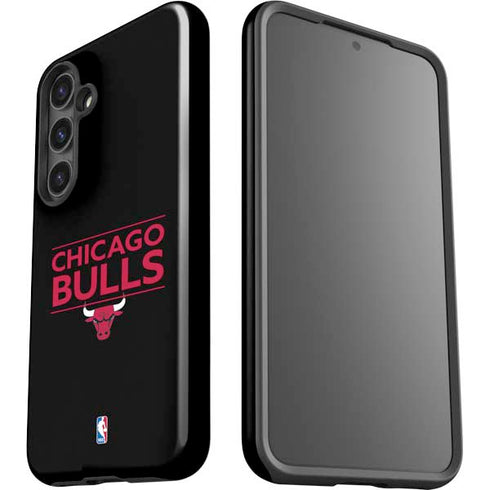 NBA Chicago Bulls Standard - Black Galaxy S25 Impact Case
