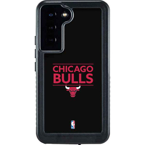 NBA Chicago Bulls Standard - Black Galaxy S24 Plus Waterproof Case