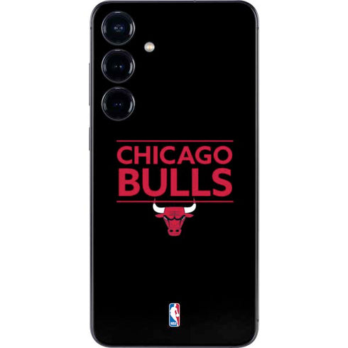 NBA Chicago Bulls Standard - Black Galaxy S25 Skin