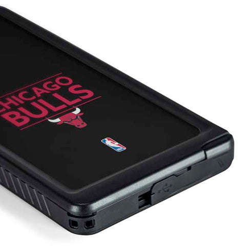 NBA Chicago Bulls Standard - Black Galaxy S24 Ultra Waterproof Case