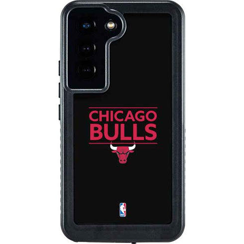 NBA Chicago Bulls Standard - Black Galaxy S24 Waterproof Case