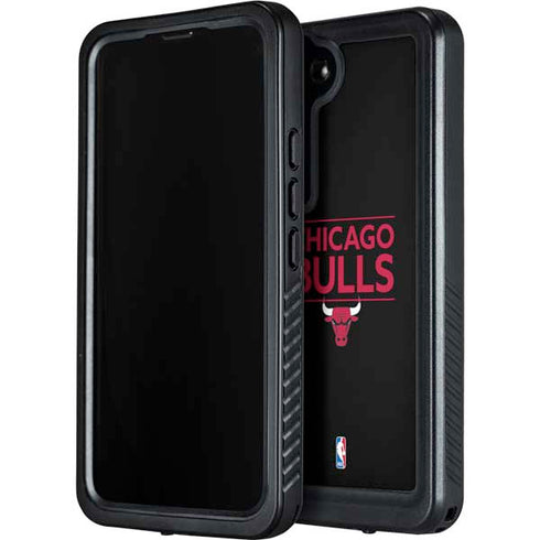NBA Chicago Bulls Standard - Black Galaxy S24 Waterproof Case