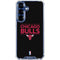 NBA Chicago Bulls Standard - Black Galaxy S25 Clear Case